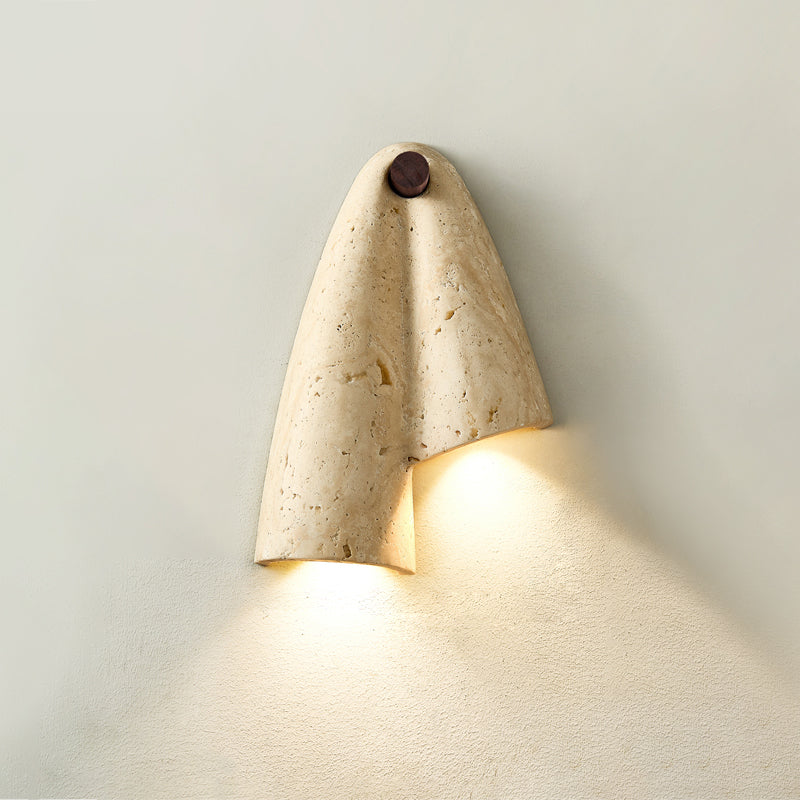 Vidoros Travertine Wall Lamp