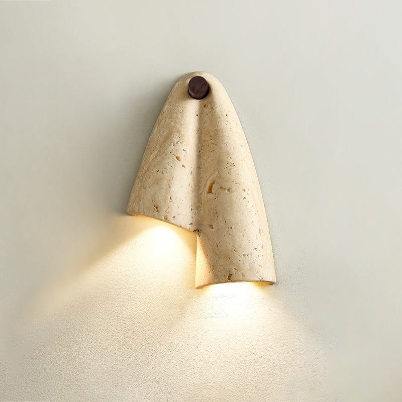 Vidoros Travertine Wall Lamp
