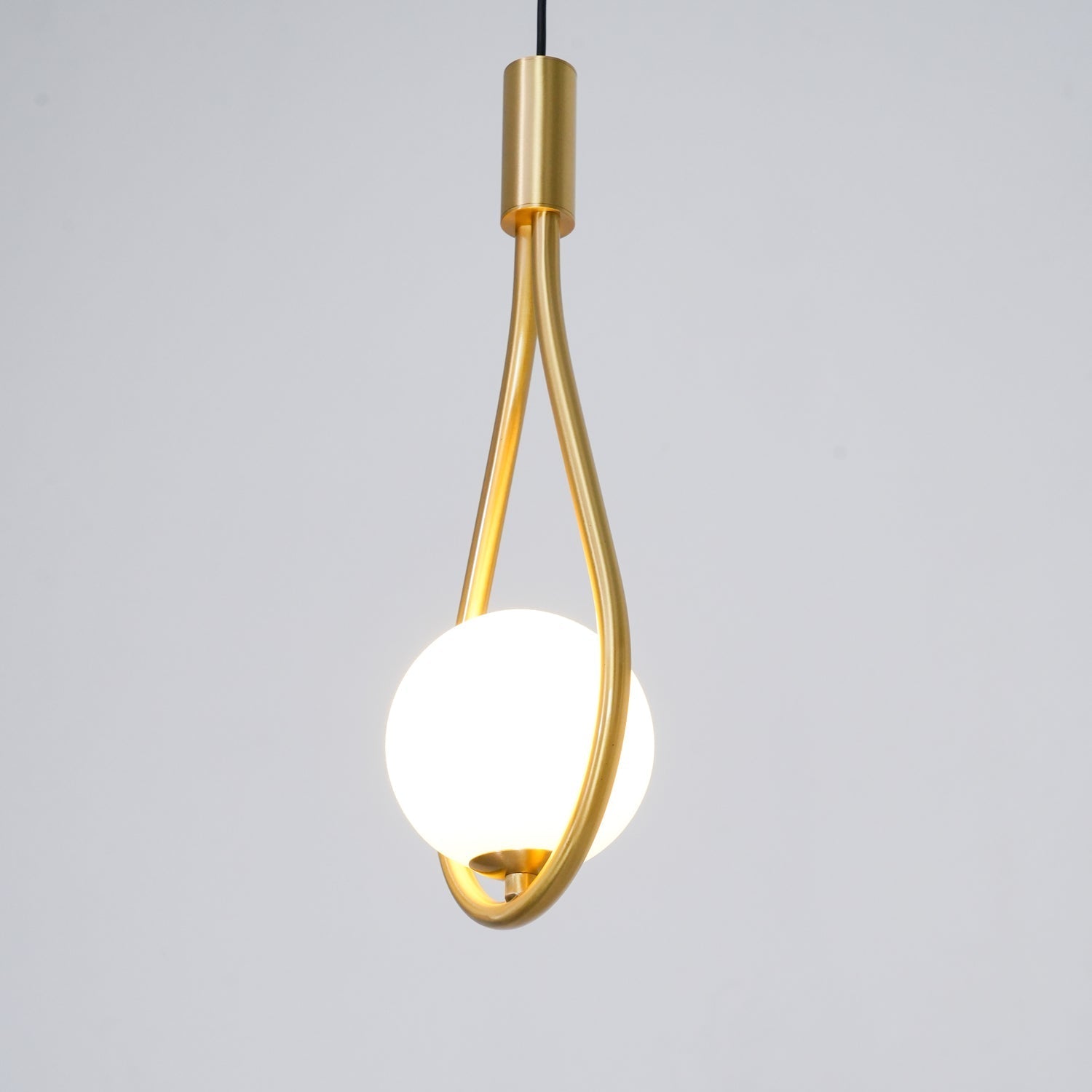 Droplet Modern Brass Pendant Light-Neutral Decor