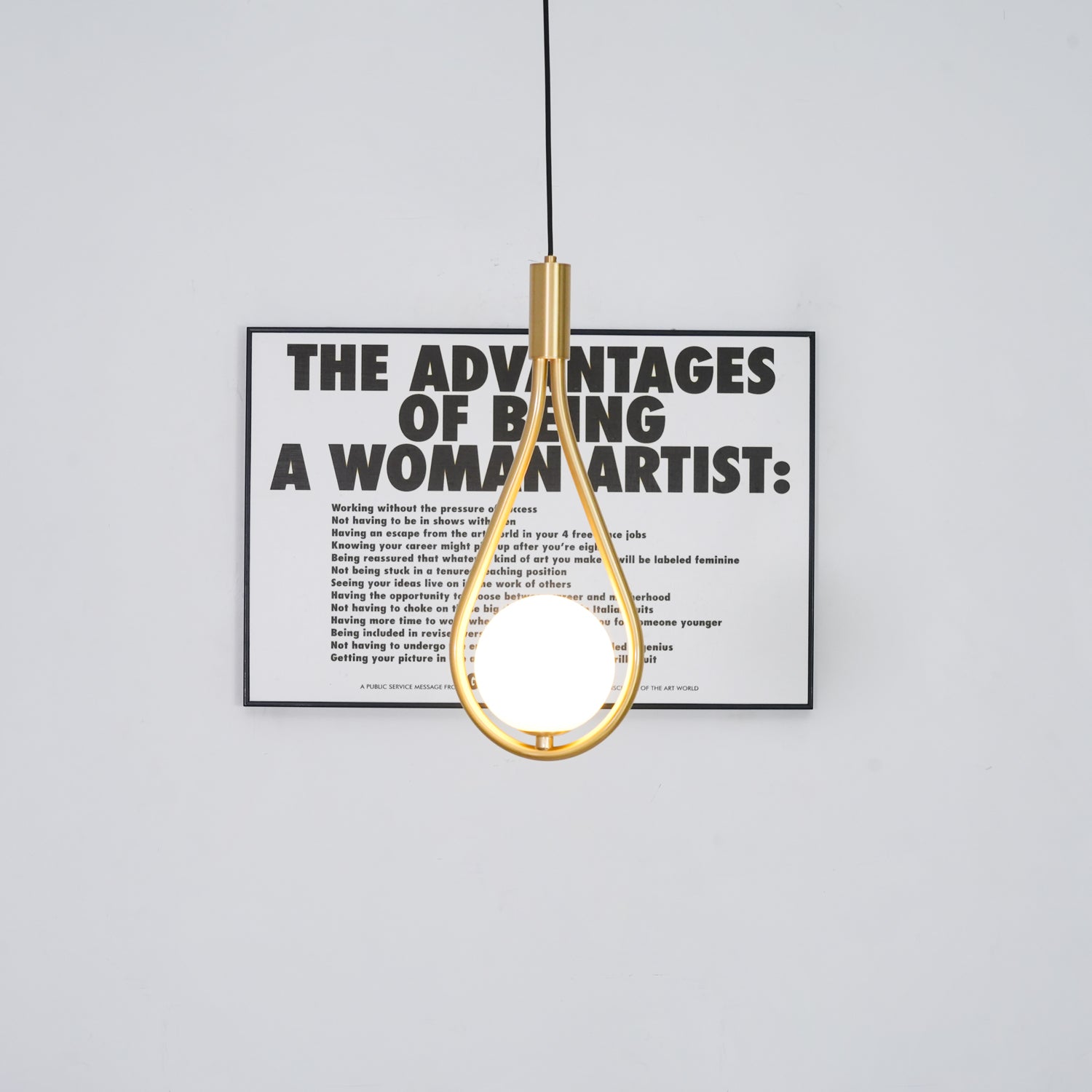 Droplet Modern Brass Pendant Light-Neutral Decor