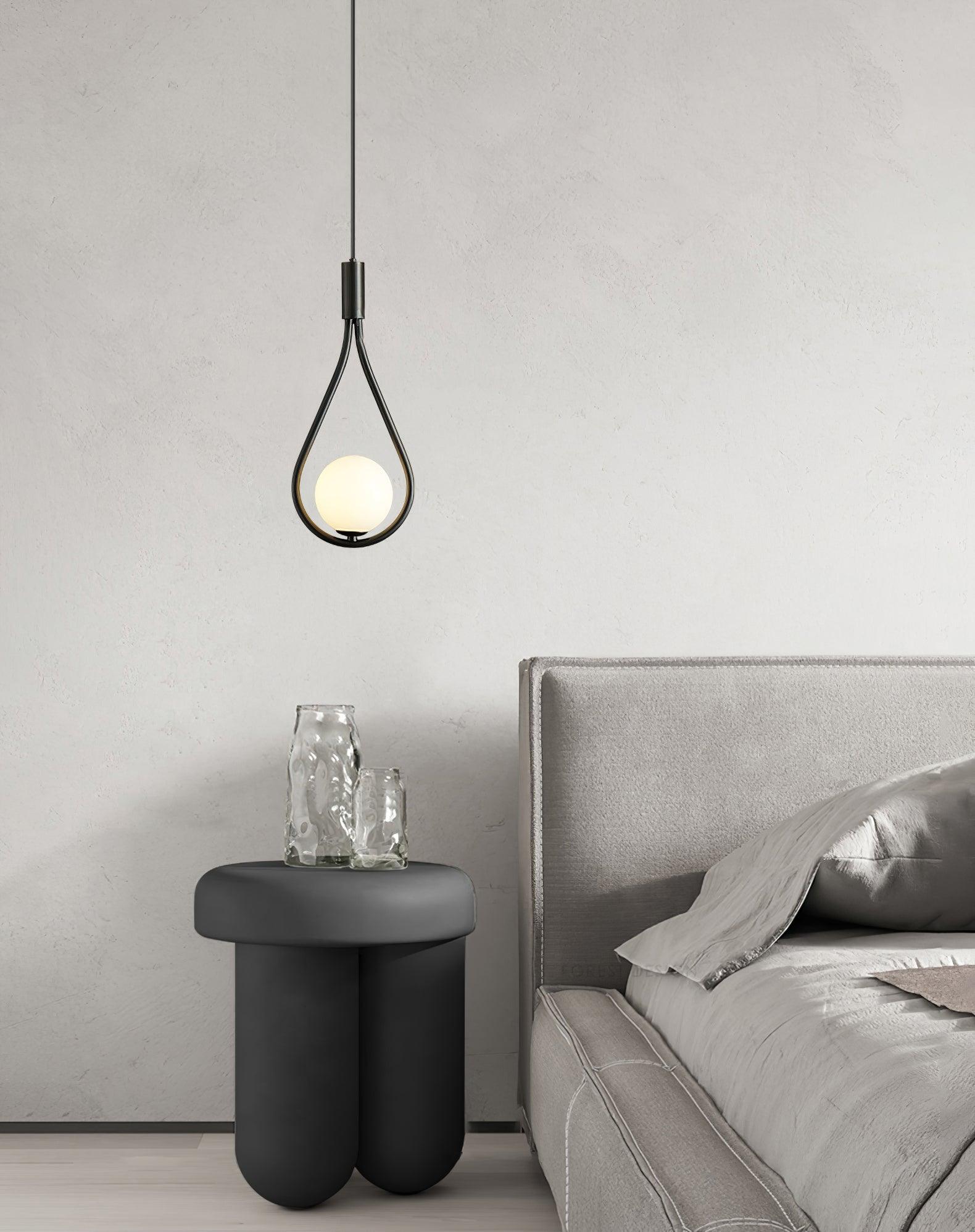 Droplet Modern Brass Pendant Light-Neutral Decor