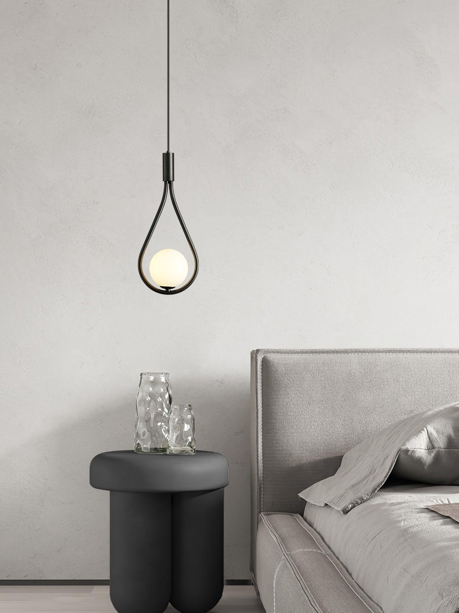 Droplet Modern Brass Pendant Light-Neutral Decor