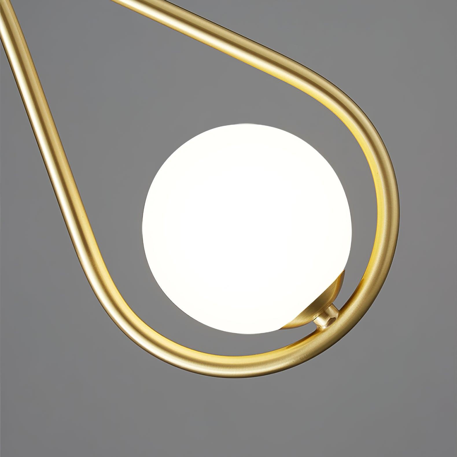 Droplet Modern Brass Pendant Light-Neutral Decor