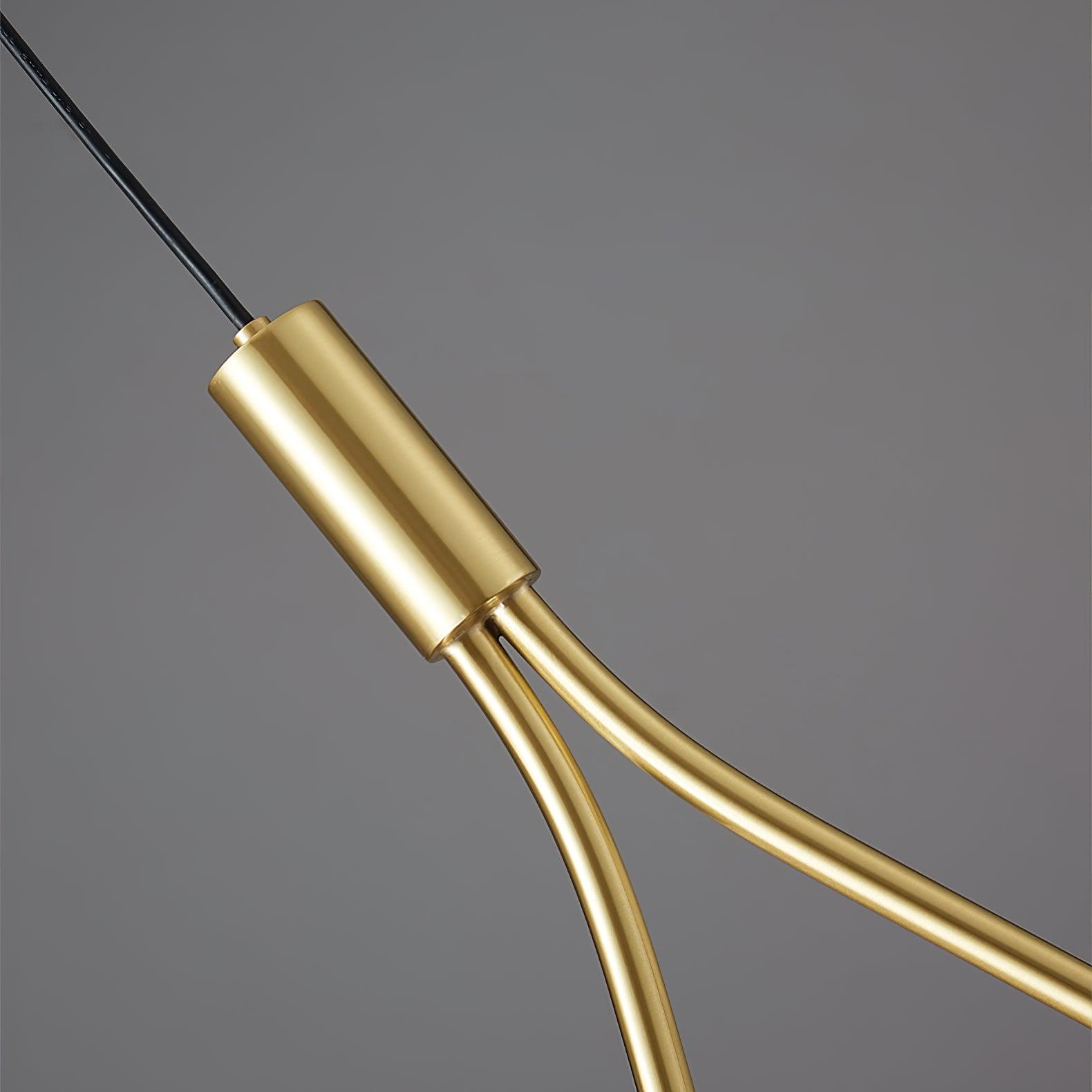 Droplet Modern Brass Pendant Light-Neutral Decor