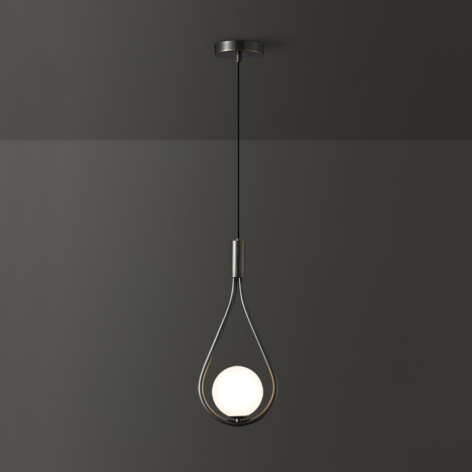 Droplet Modern Brass Pendant Light-Neutral Decor