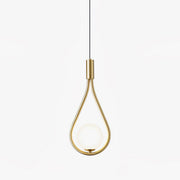 Droplet Modern Brass Pendant Light-Neutral Decor