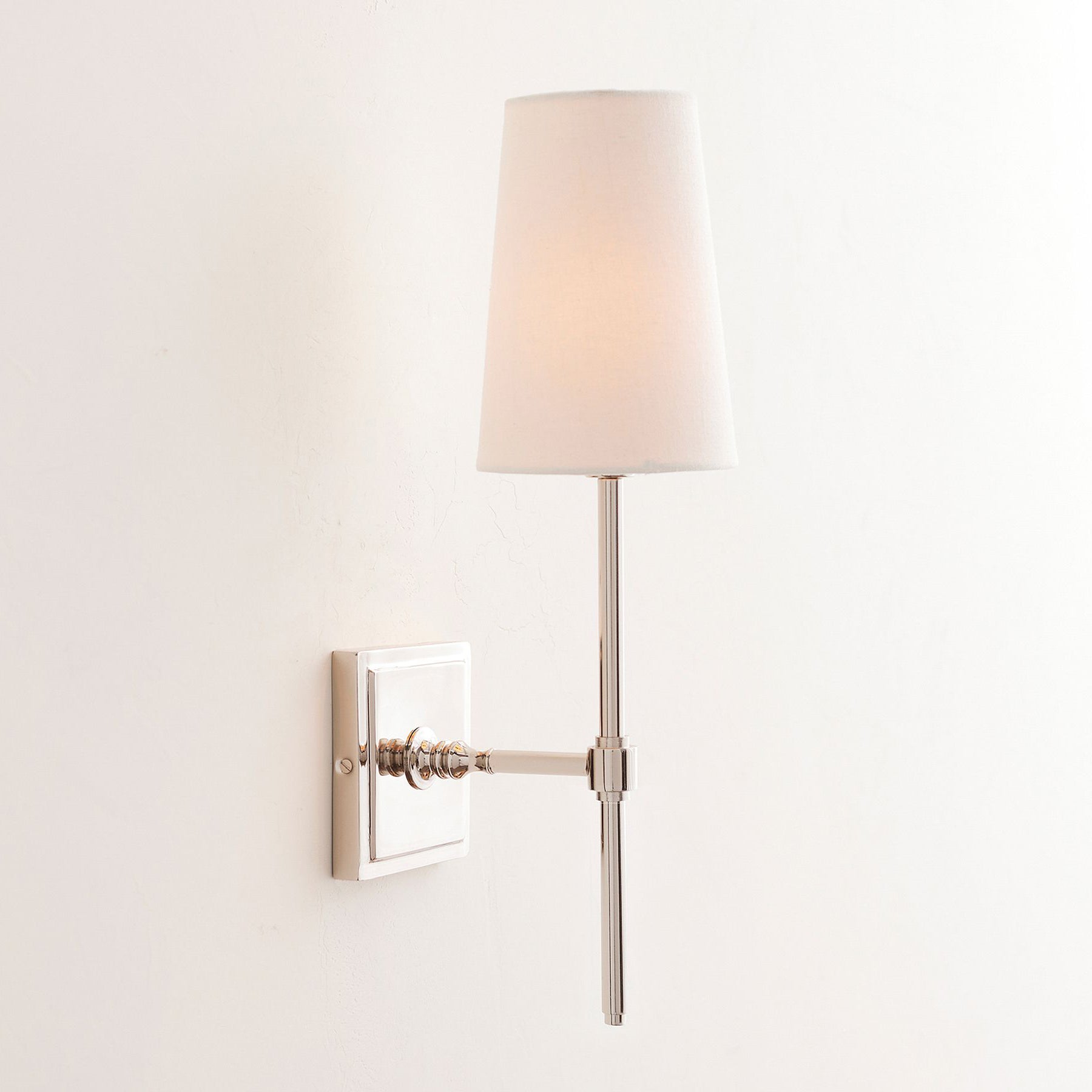 Vicarara Vintage Industrial Brass Fabric Wall Lamp-Neutral Decor