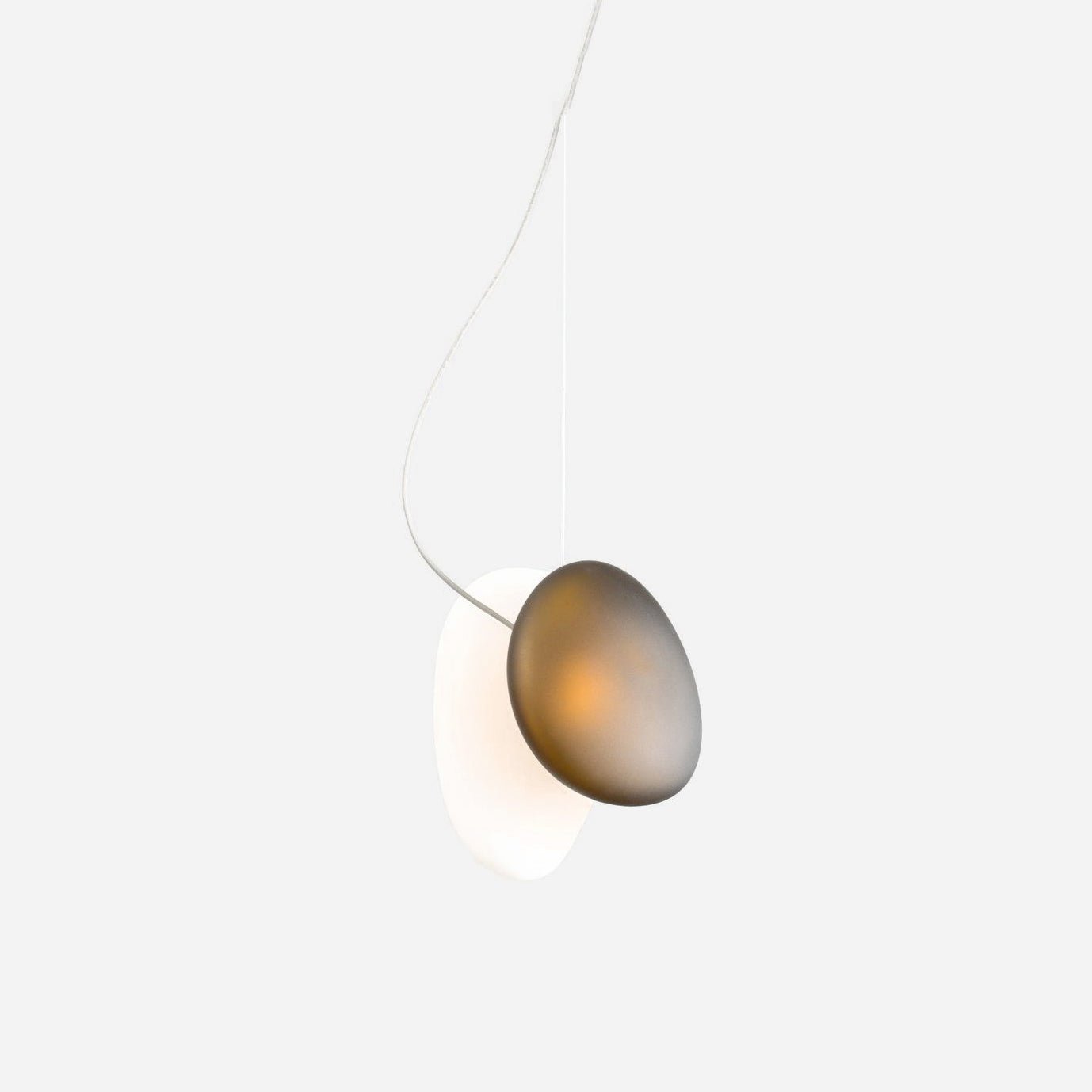 Mervan Frosted Glass Pendant Light-Neutral Decor