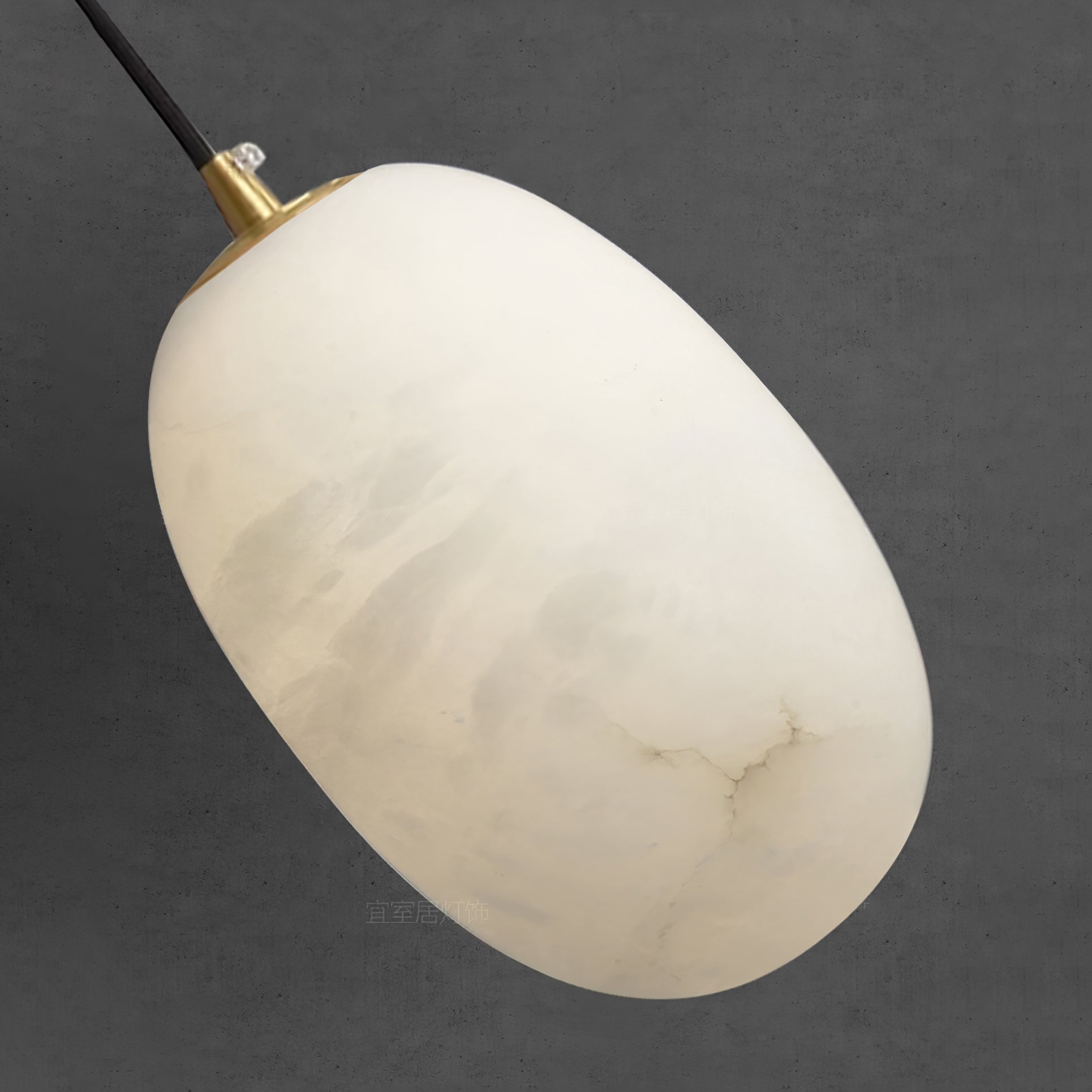 Luxor Alabaster Pendant Light-Neutral Decor