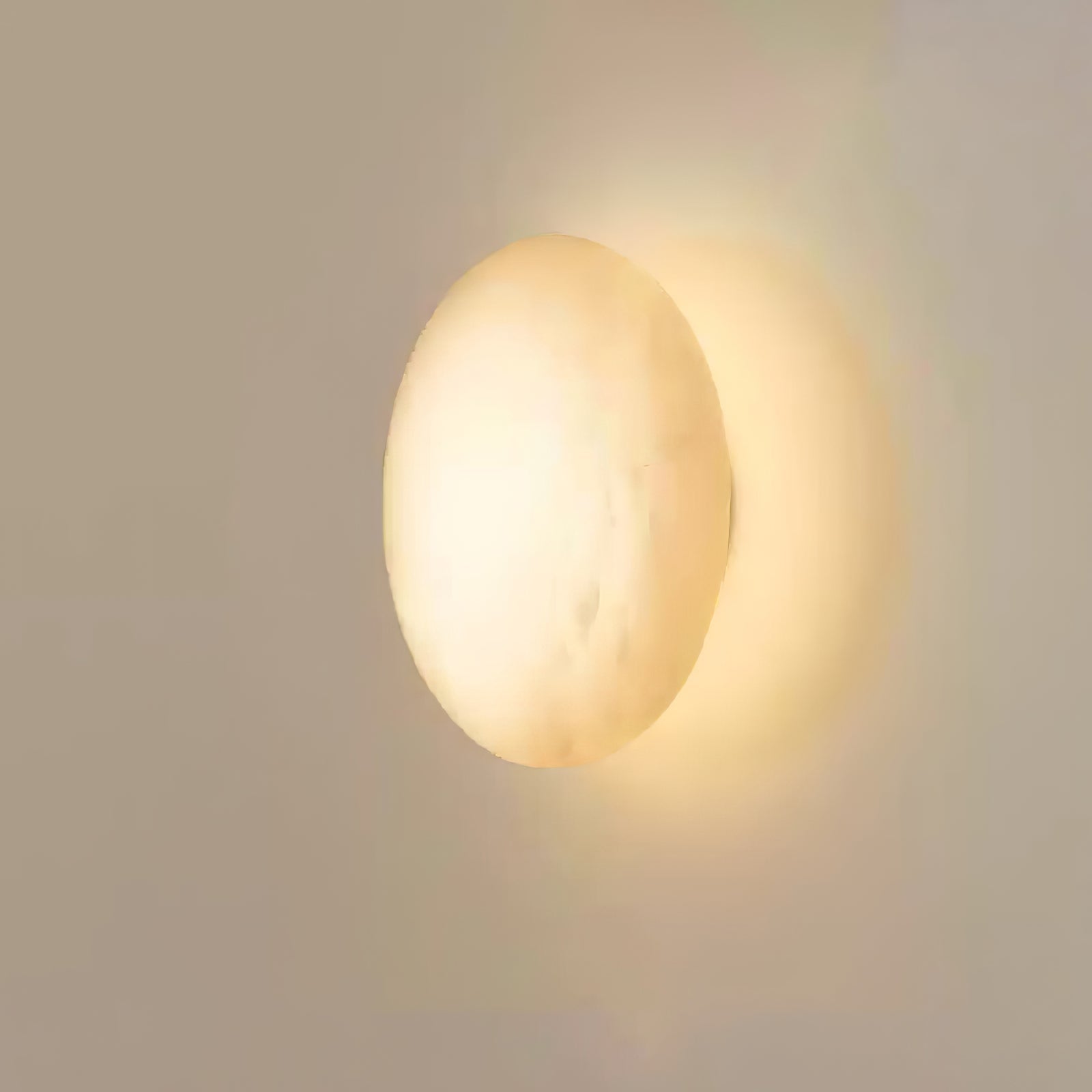 Eurthais Minimalist Alabaster Wall Light-Neutral Decor