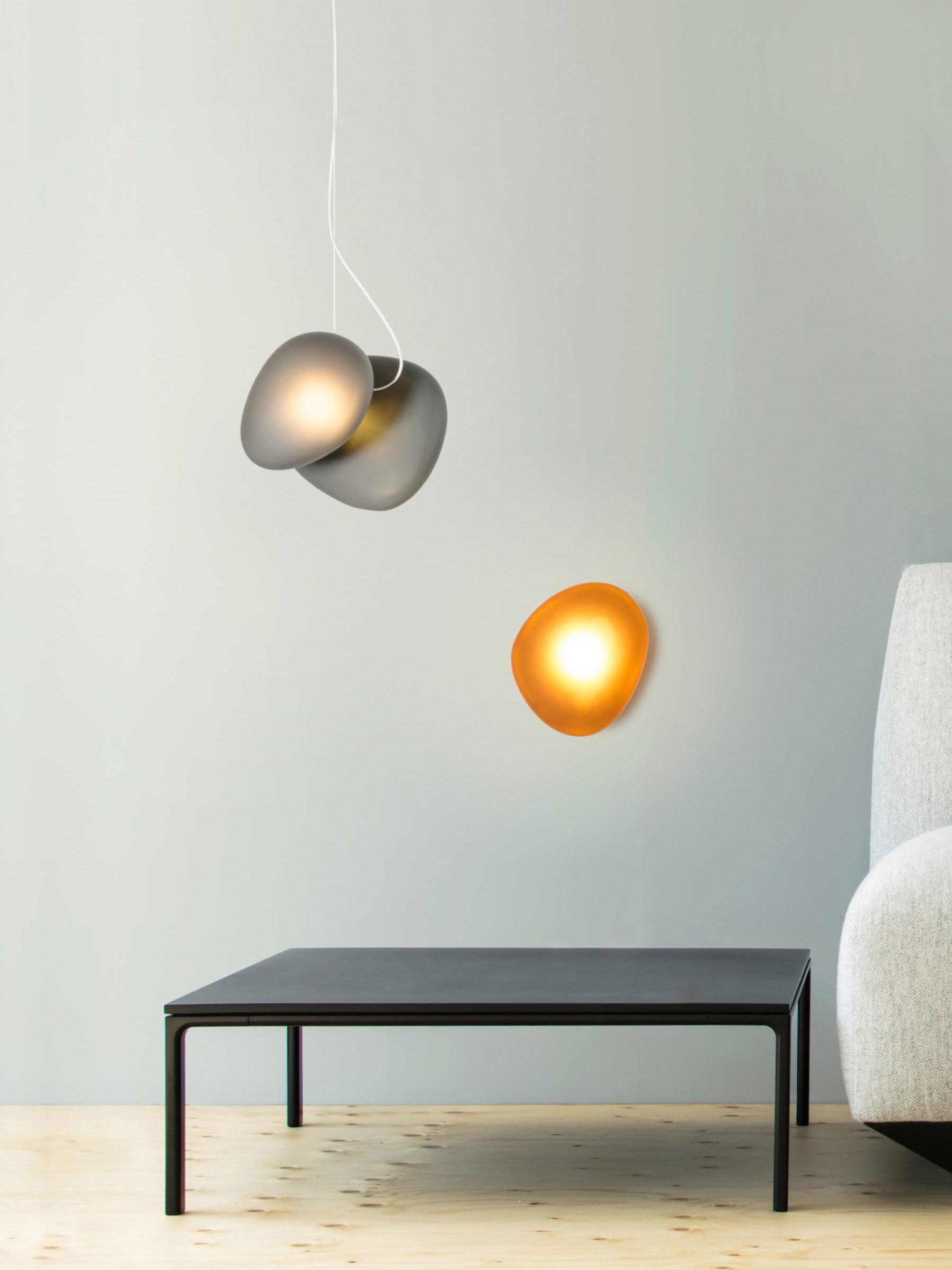 Mervan Frosted Glass Pendant Light-Neutral Decor