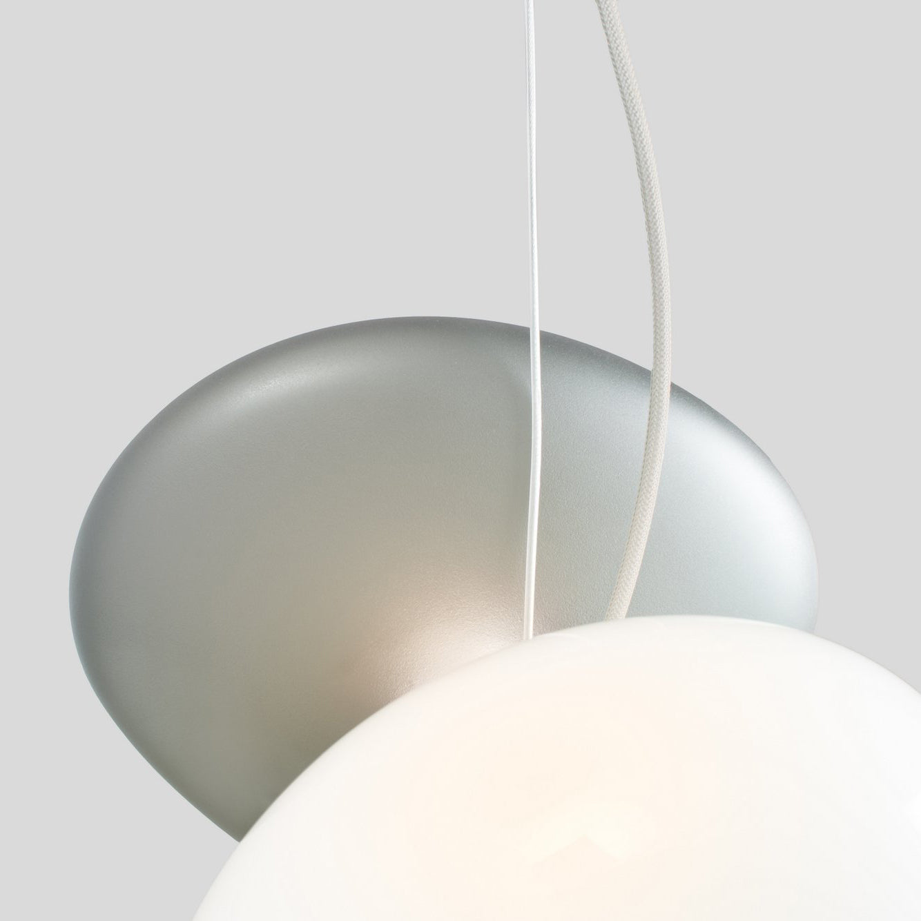 Mervan Frosted Glass Pendant Light-Neutral Decor