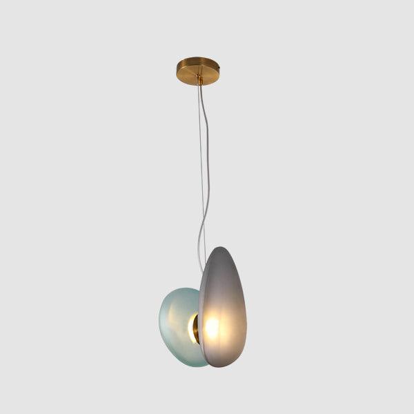 Mervan Frosted Glass Pendant Light-Neutral Decor