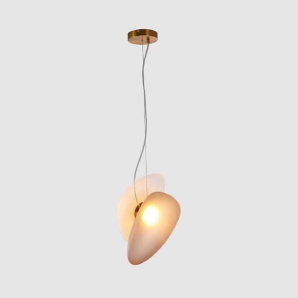 Mervan Frosted Glass Pendant Light-Neutral Decor