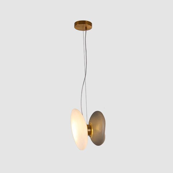 Mervan Frosted Glass Pendant Light-Neutral Decor