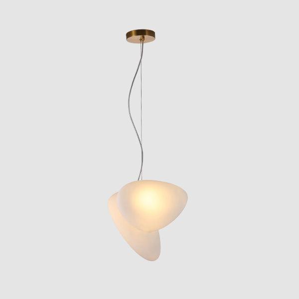 Mervan Frosted Glass Pendant Light-Neutral Decor