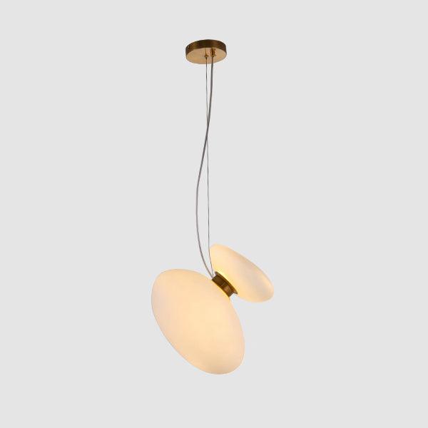 Mervan Frosted Glass Pendant Light-Neutral Decor
