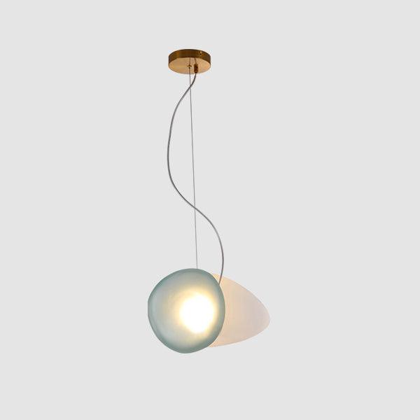Mervan Frosted Glass Pendant Light-Neutral Decor
