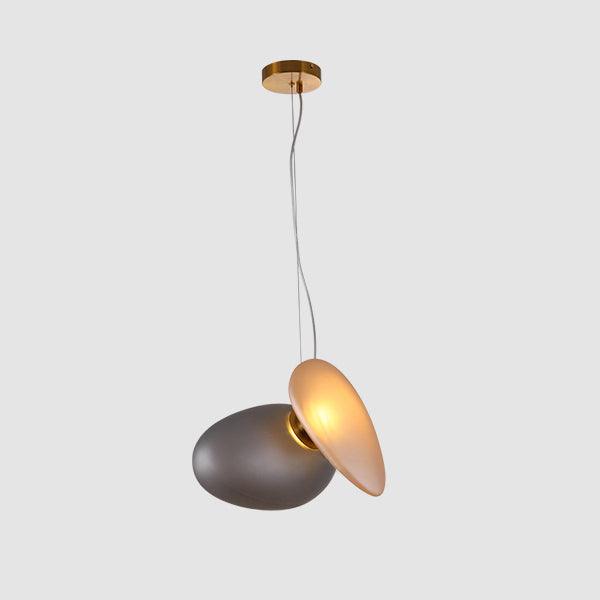 Mervan Frosted Glass Pendant Light-Neutral Decor