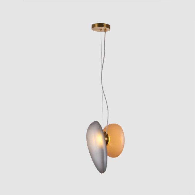 Mervan Frosted Glass Pendant Light-Neutral Decor