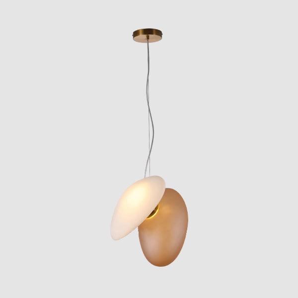 Mervan Frosted Glass Pendant Light-Neutral Decor