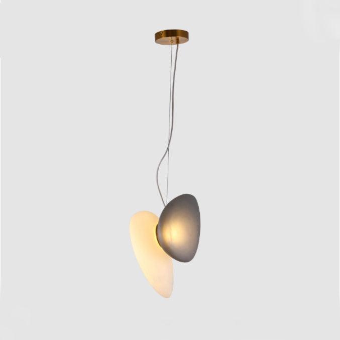 Mervan Frosted Glass Pendant Light-Neutral Decor