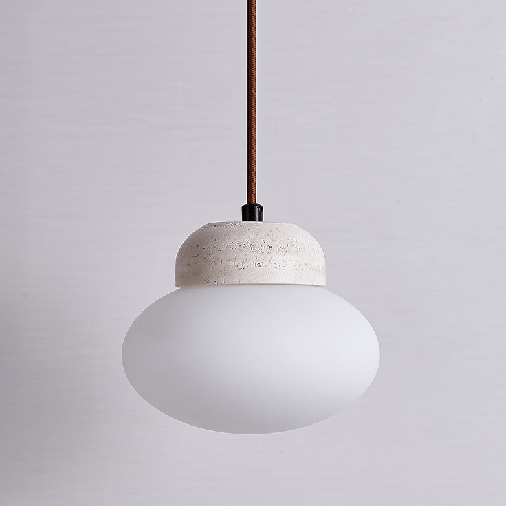 Pebble Sphere Pendant Lamp-Neutral Decor