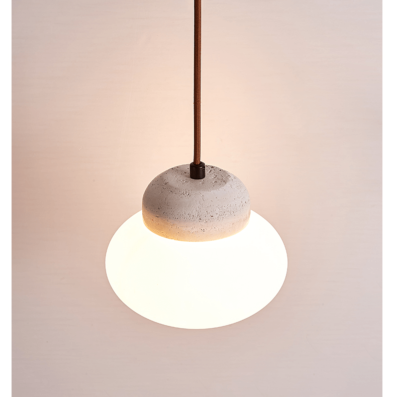 Pebble Sphere Pendant Lamp-Neutral Decor