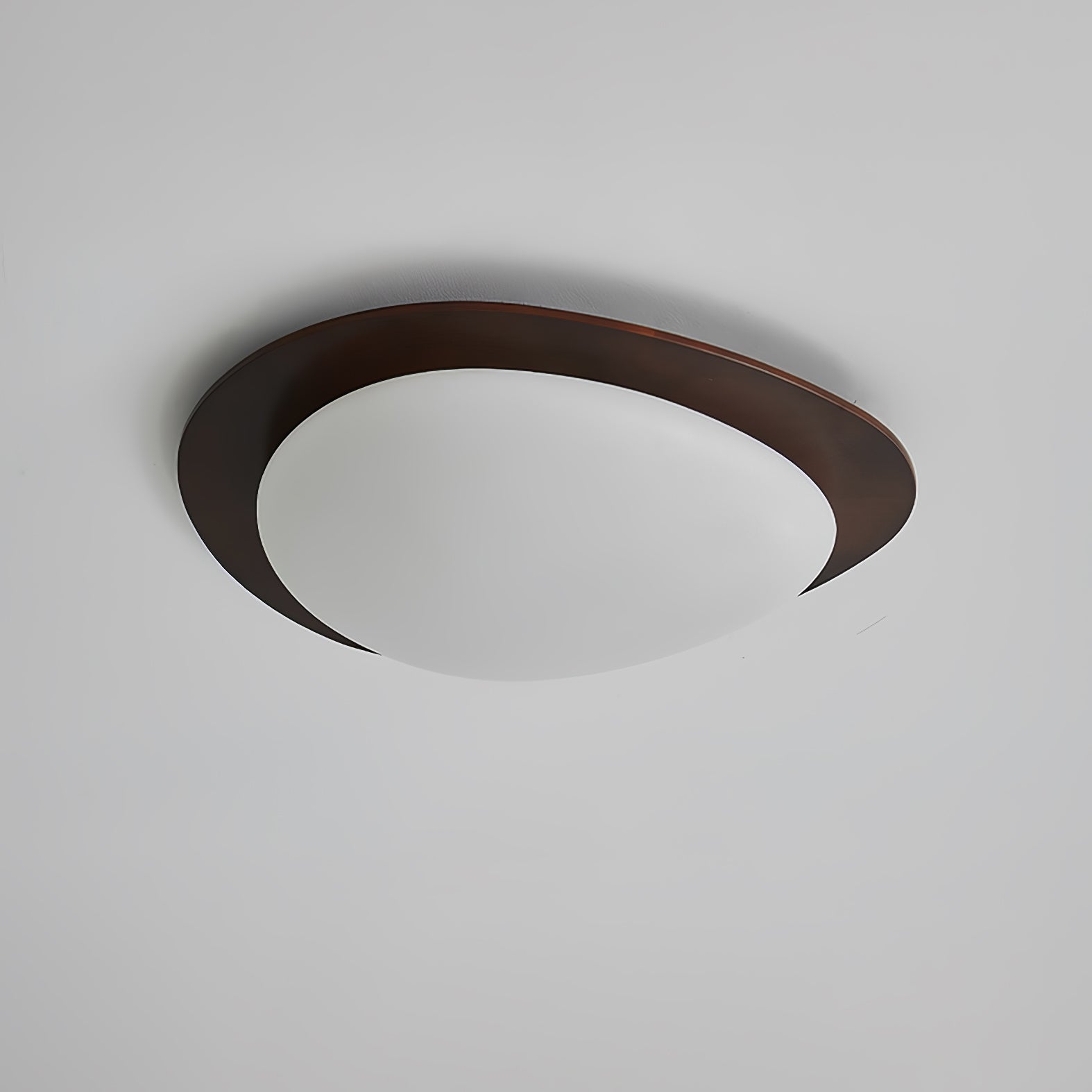 Evory Ceiling Light Wooden Walnut Pebble-Neutral Decor