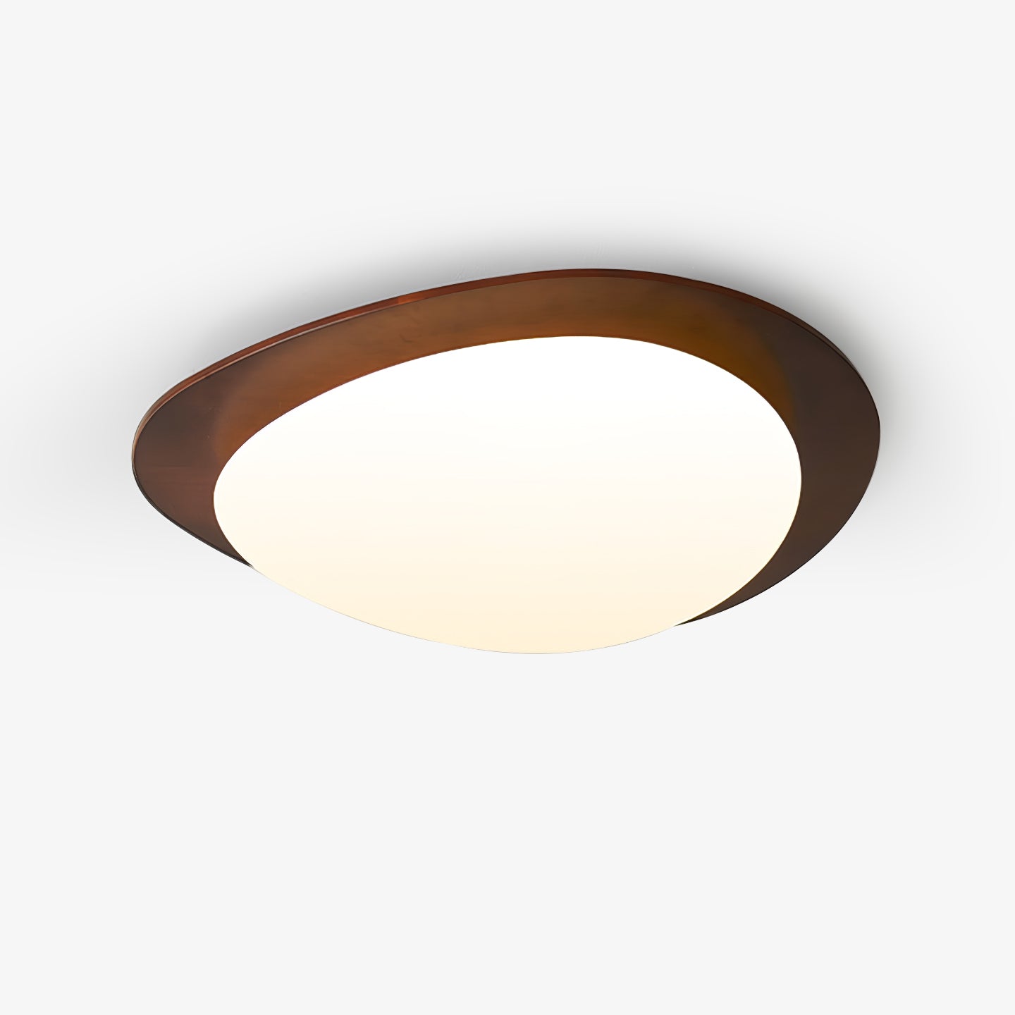 Evory Ceiling Light Wooden Walnut Pebble-Neutral Decor