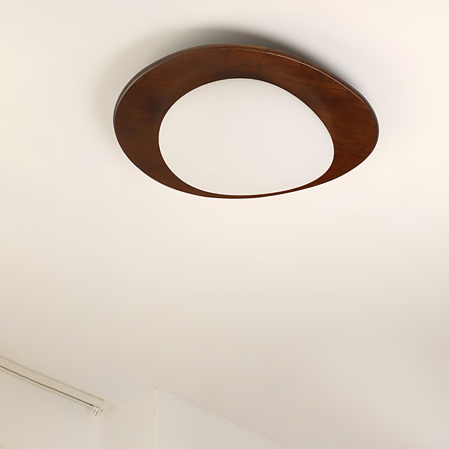 Evory Ceiling Light Wooden Walnut Pebble-Neutral Decor