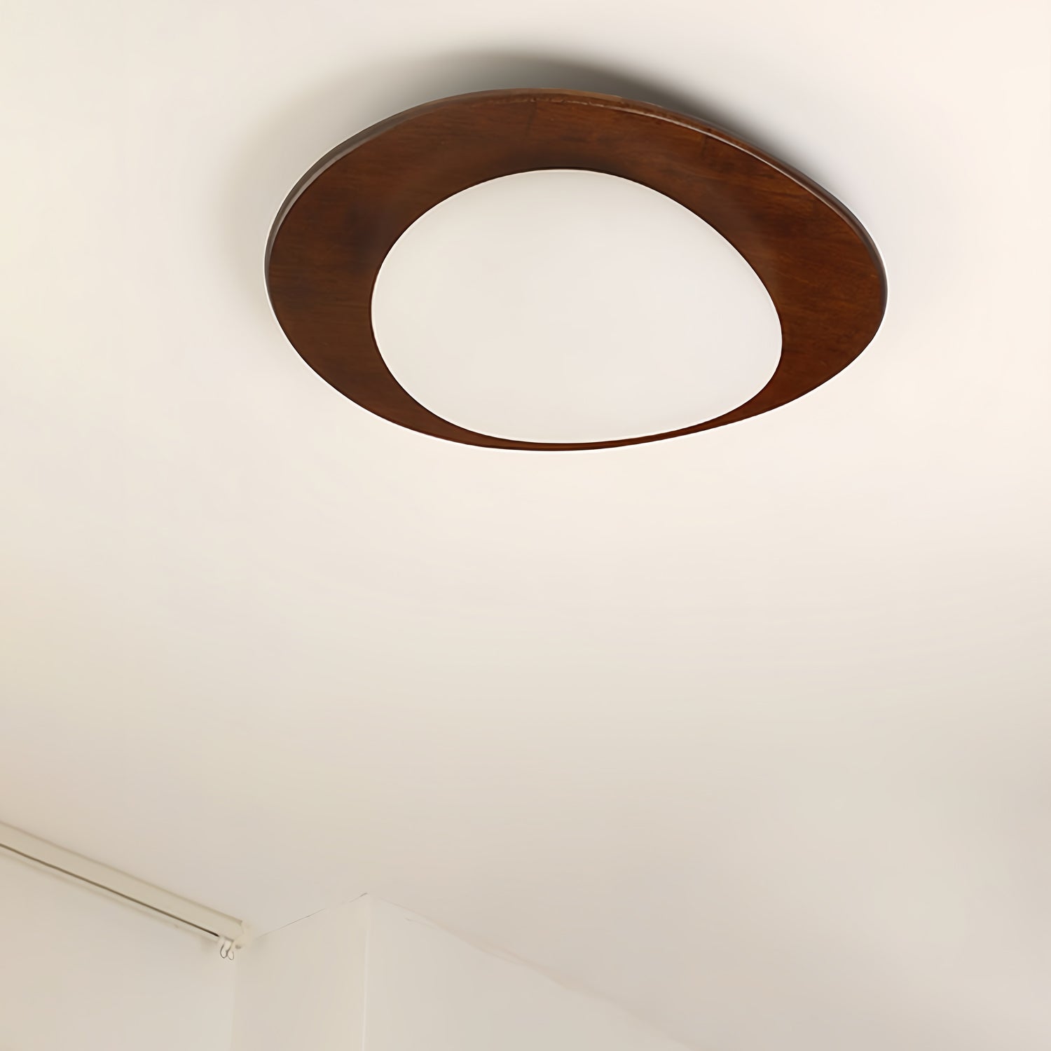 Evory Ceiling Light Wooden Walnut Pebble-Neutral Decor