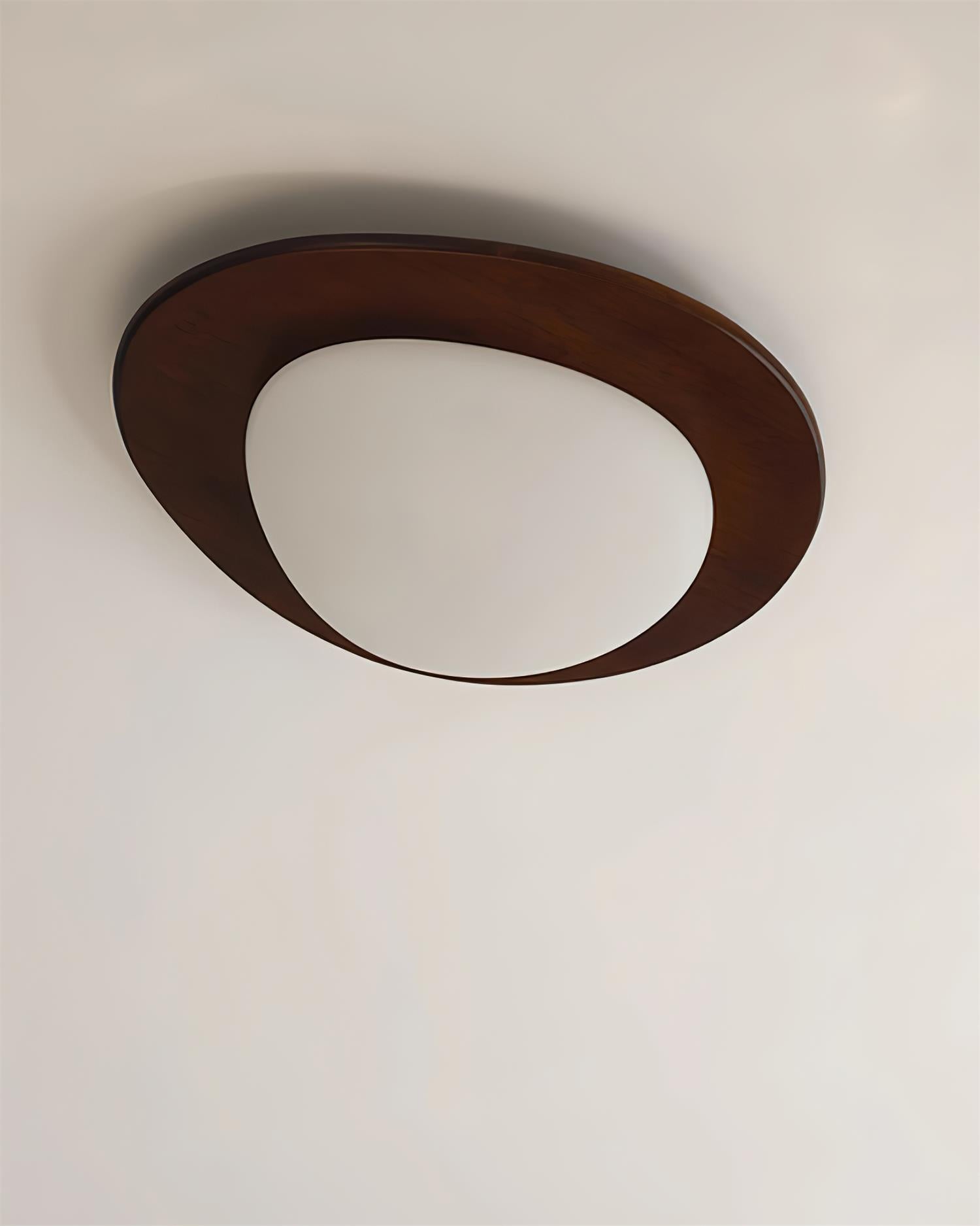 Evory Ceiling Light Wooden Walnut Pebble-Neutral Decor