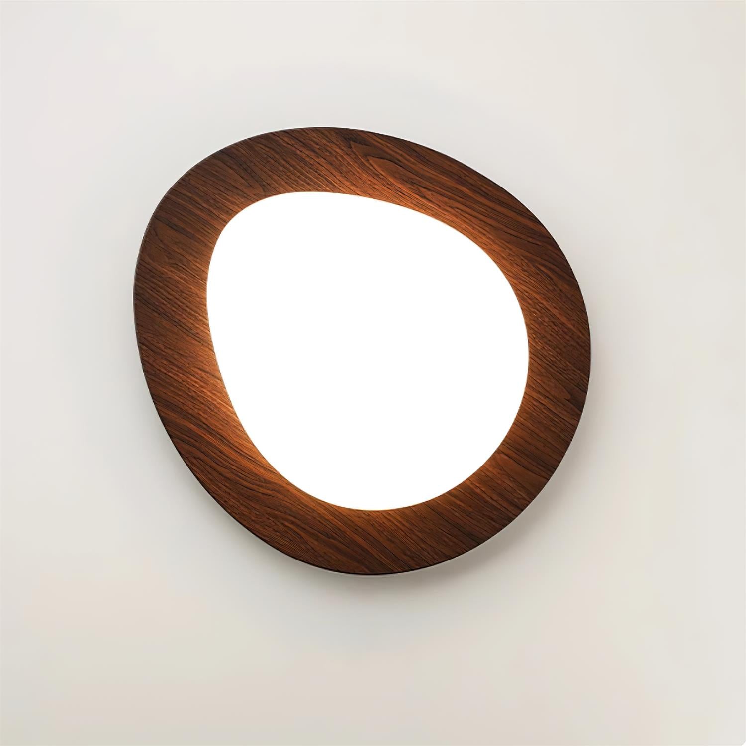 Evory Ceiling Light Wooden Walnut Pebble-Neutral Decor