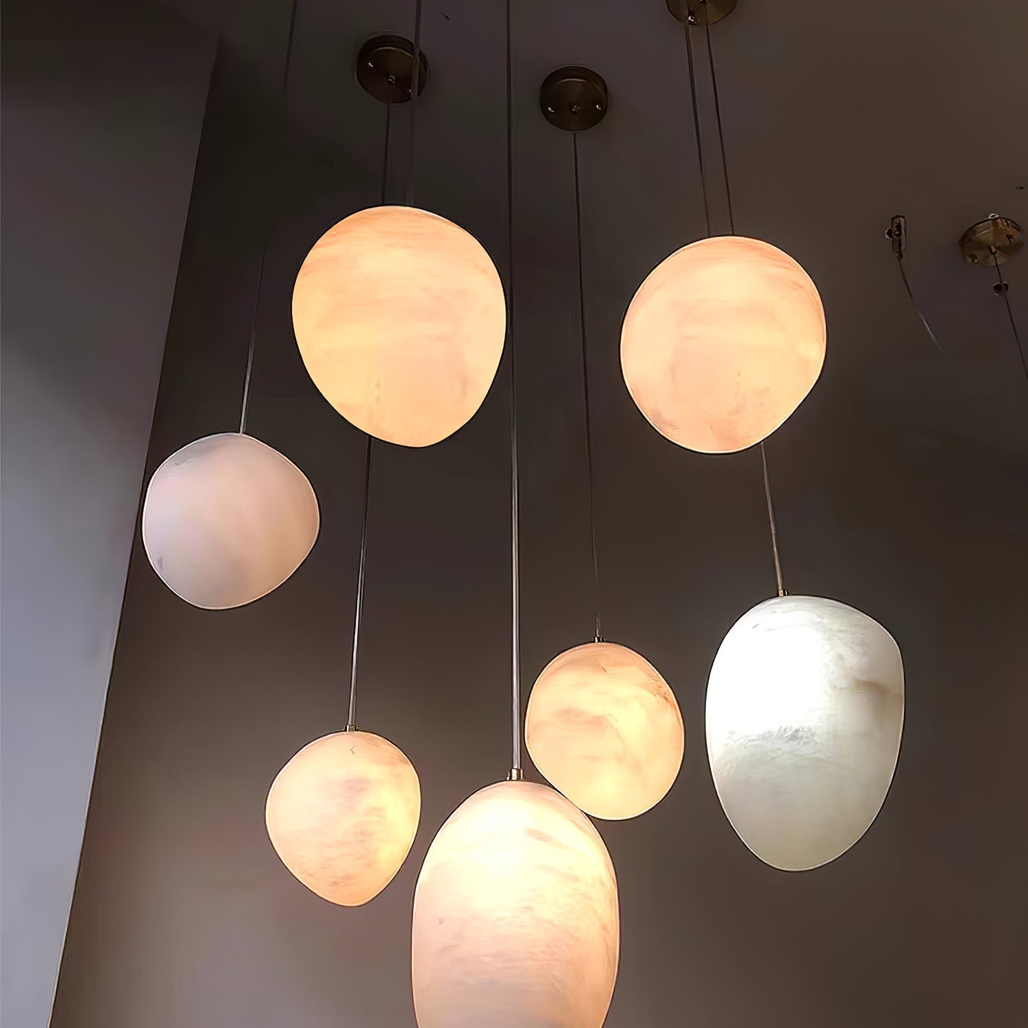 Jorveth Alabaster Pendant Light-Neutral Decor