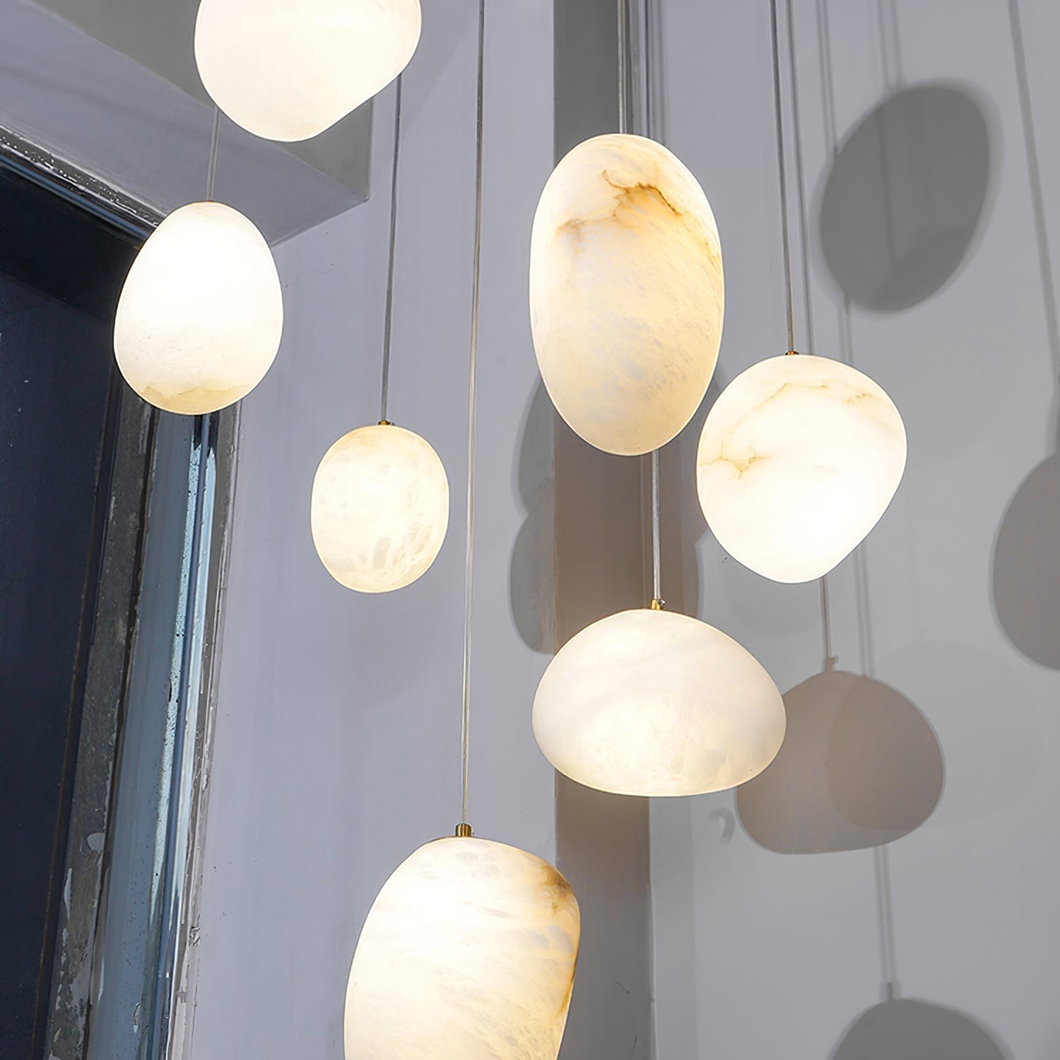 Jorveth Alabaster Pendant Light-Neutral Decor