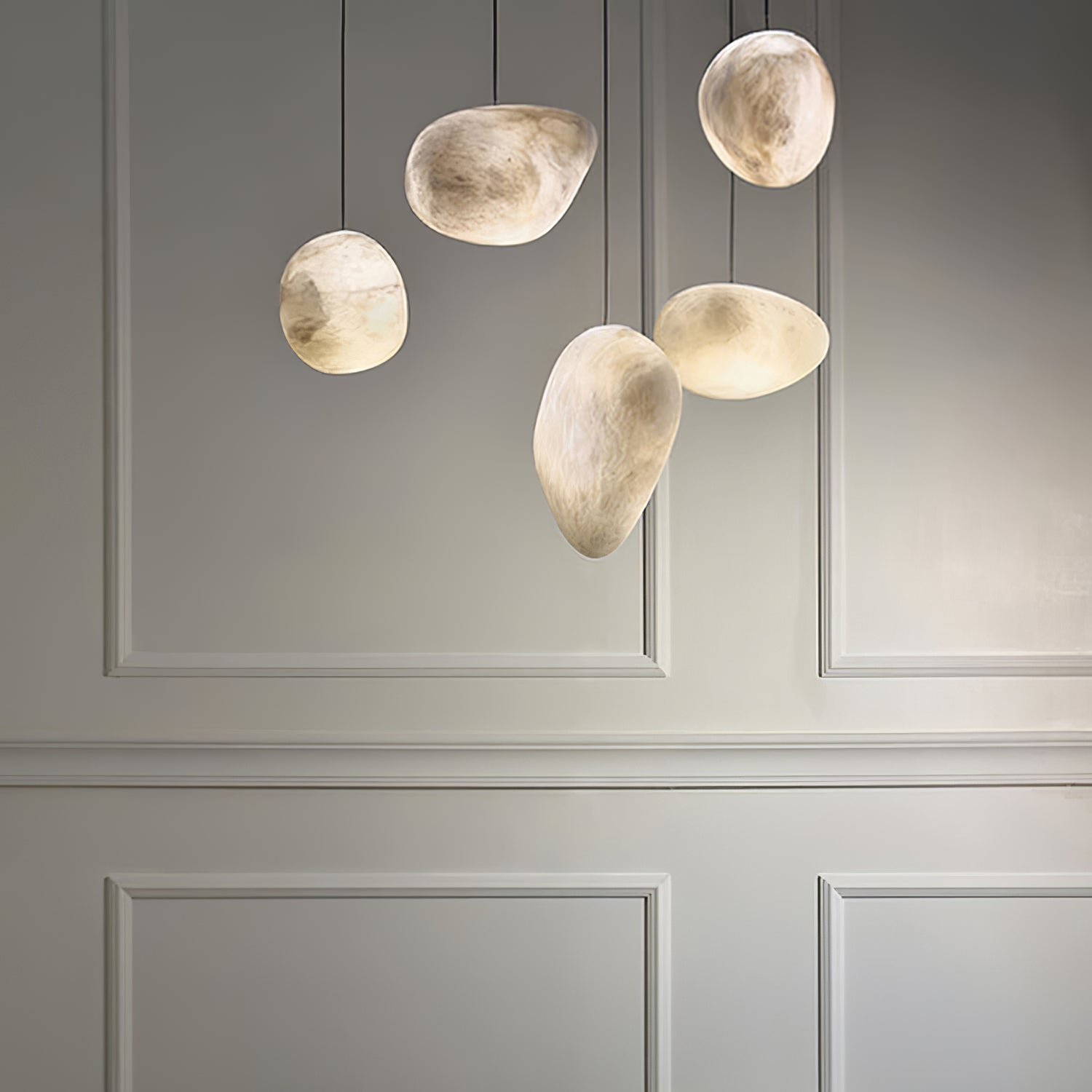Jorveth Alabaster Pendant Light-Neutral Decor