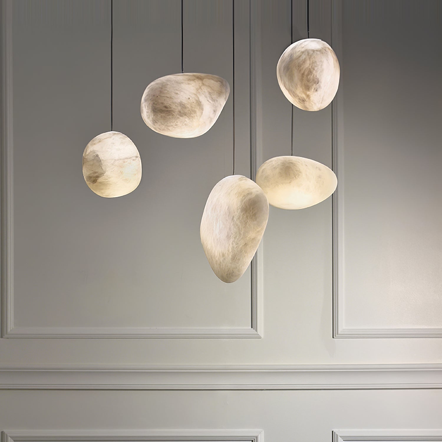 Alenor Alabaster Pendant Light-Neutral Decor
