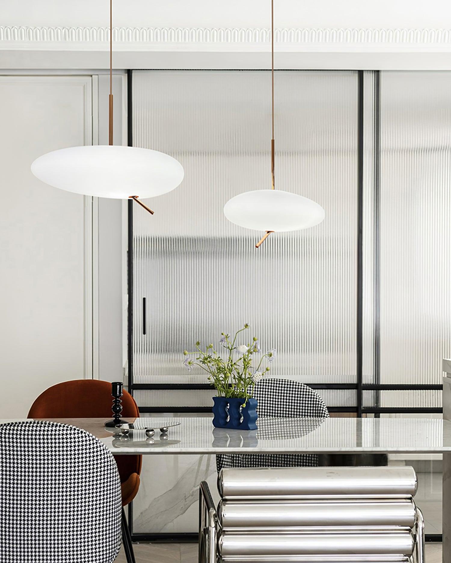 Sirixy Modern Glass Pendant Light-Neutral Decor