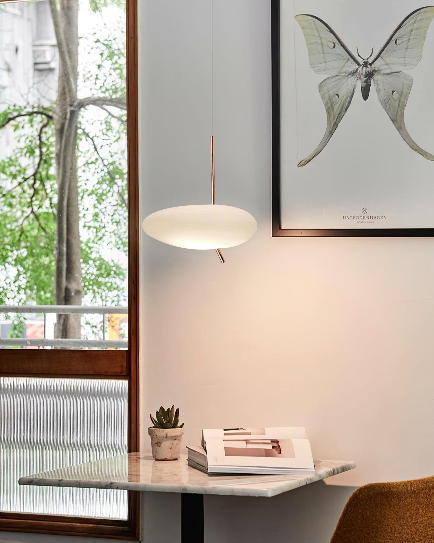 Sirixy Modern Glass Pendant Light-Neutral Decor