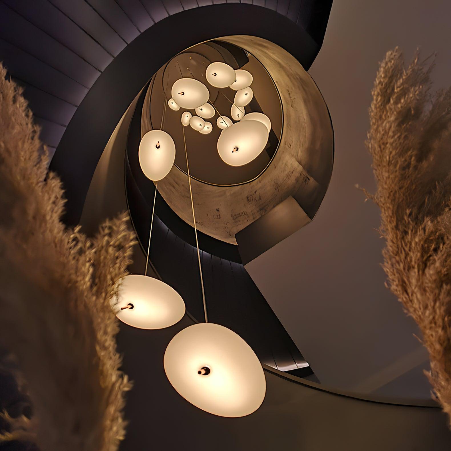 Sirixy Modern Glass Pendant Light-Neutral Decor