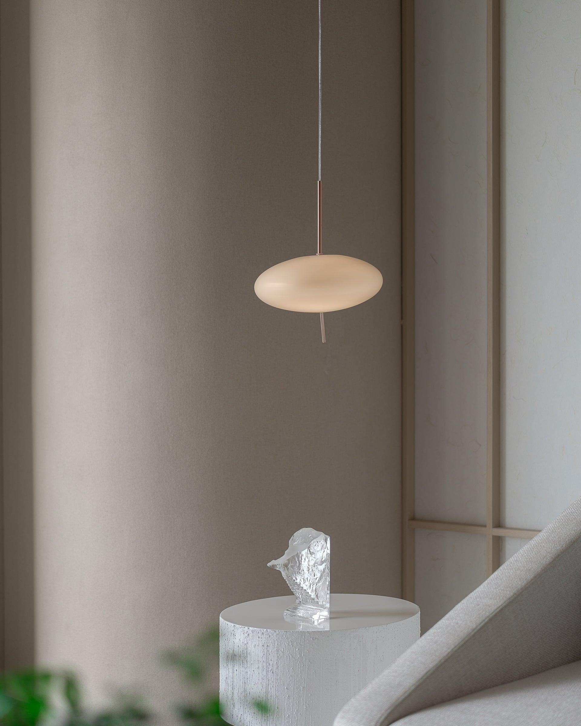 Sirixy Modern Glass Pendant Light-Neutral Decor