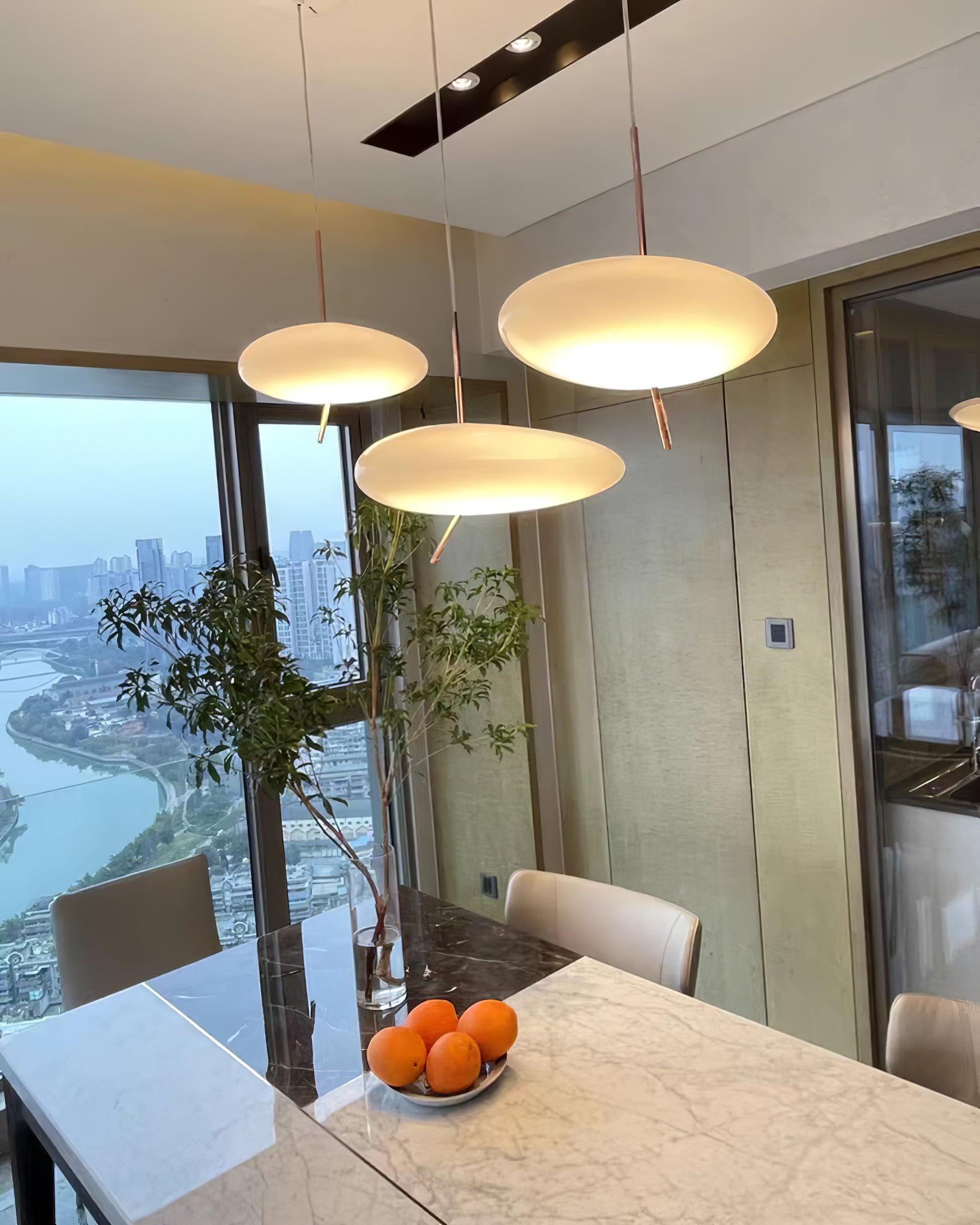 Sirixy Modern Glass Pendant Light-Neutral Decor