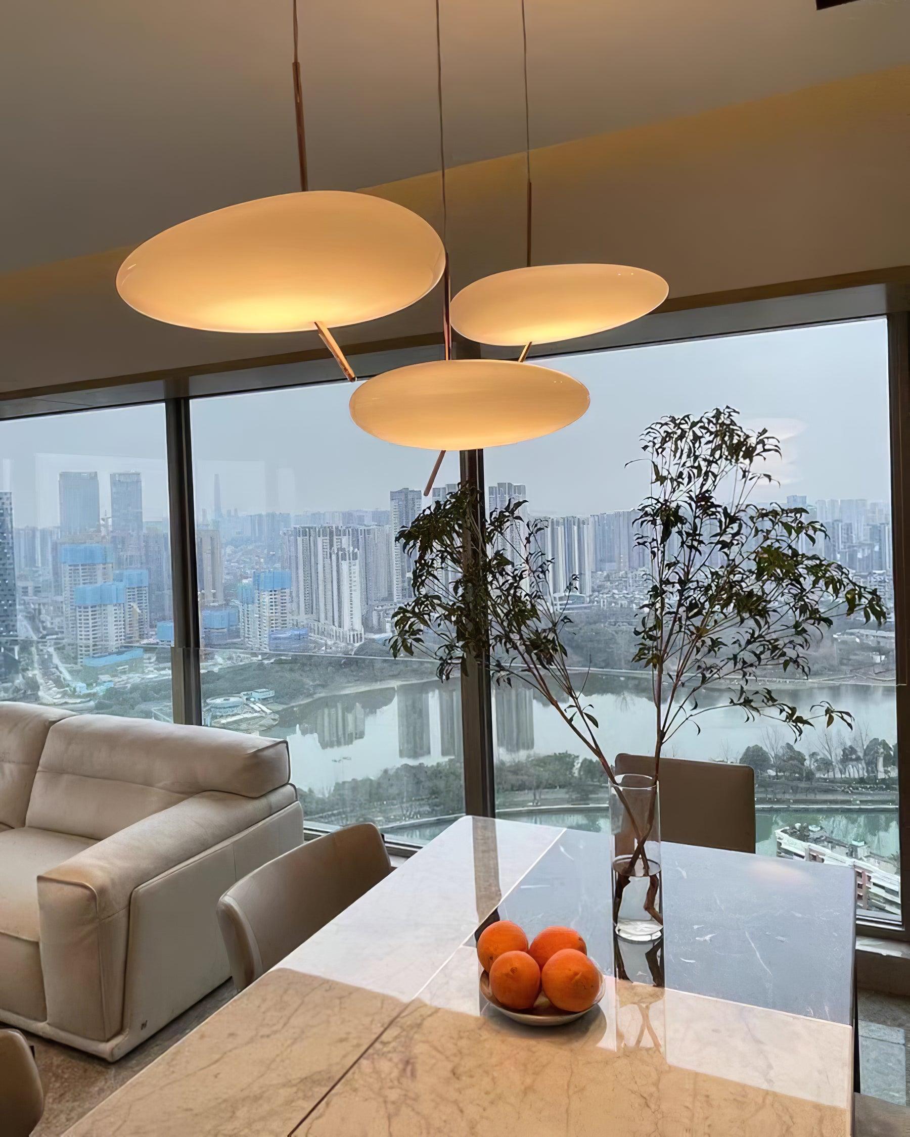 Sirixy Modern Glass Pendant Light-Neutral Decor