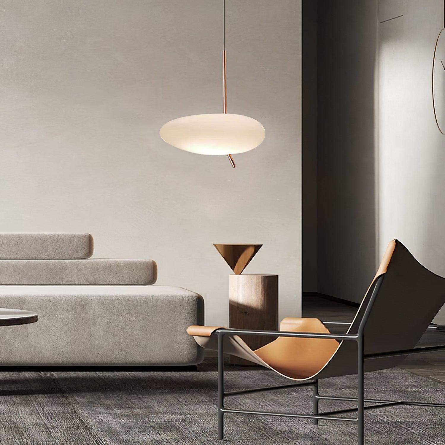 Sirixy Modern Glass Pendant Light-Neutral Decor