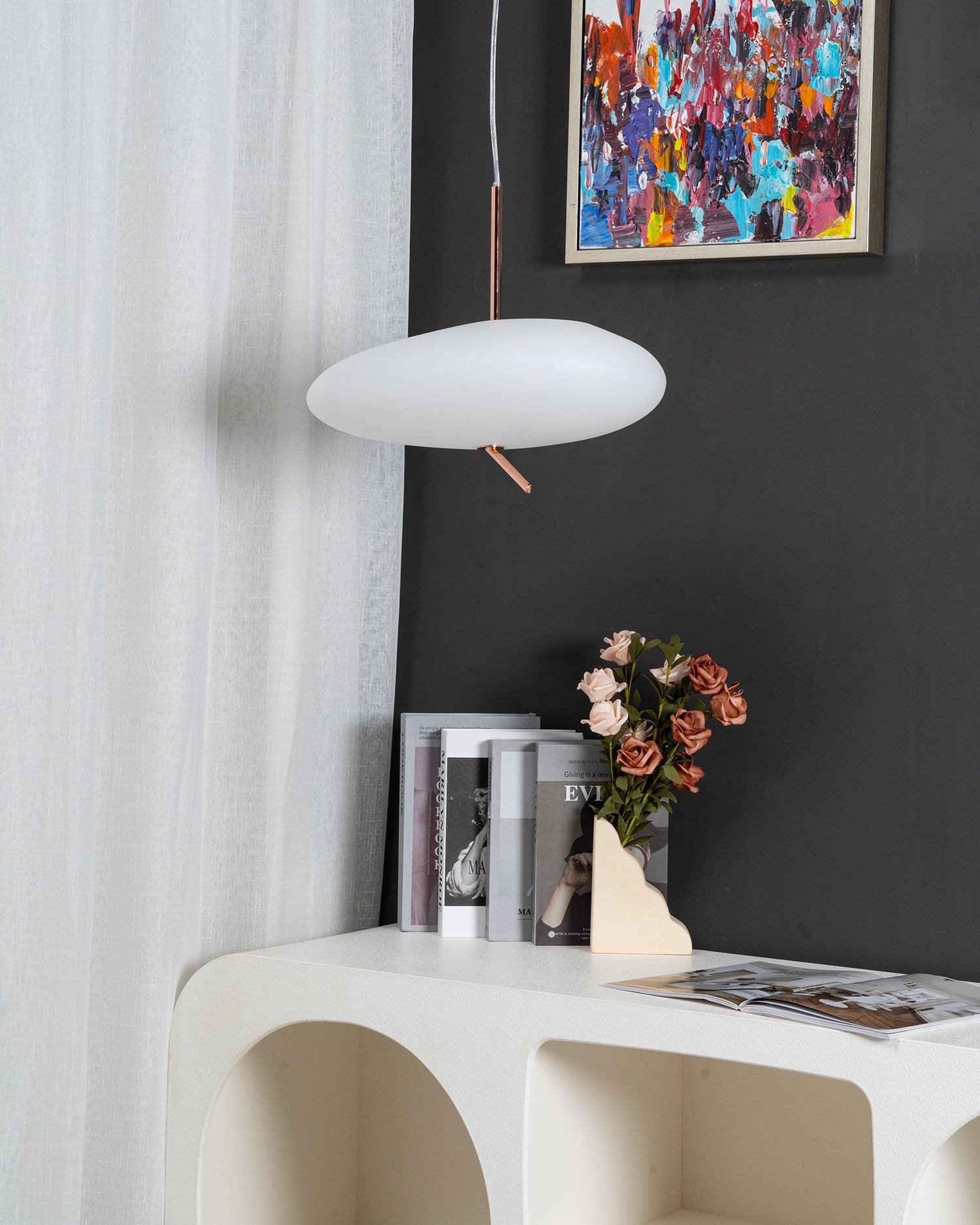 Sirixy Modern Glass Pendant Light-Neutral Decor