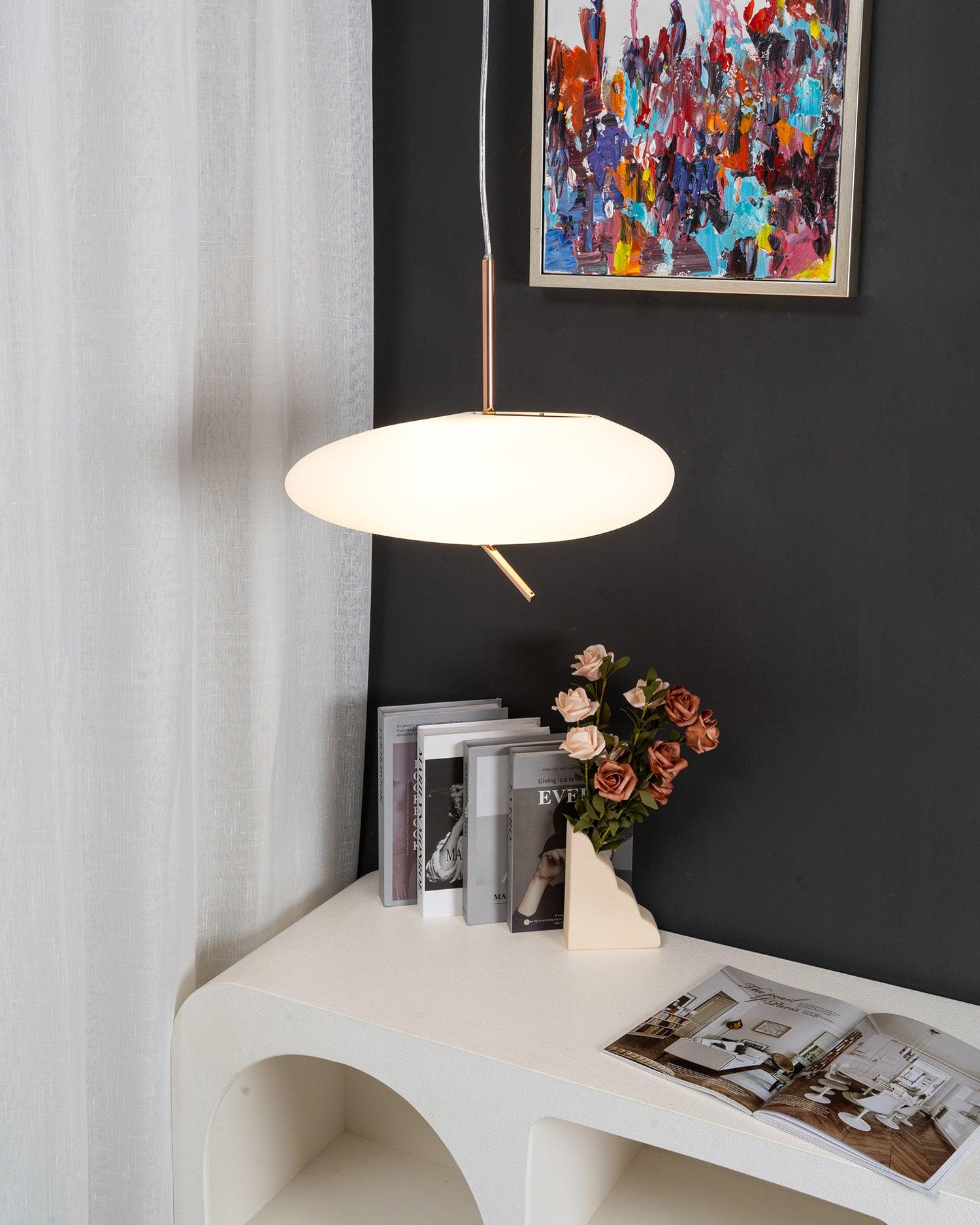 Sirixy Modern Glass Pendant Light-Neutral Decor