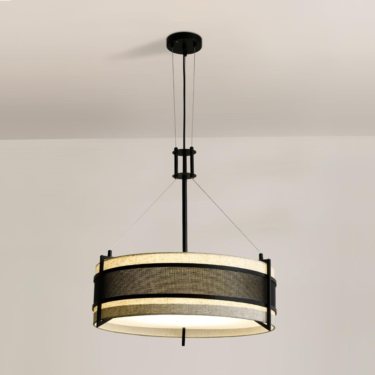 Lustra Chandelier Pedesina Black Mesh LED-Neutral Decor