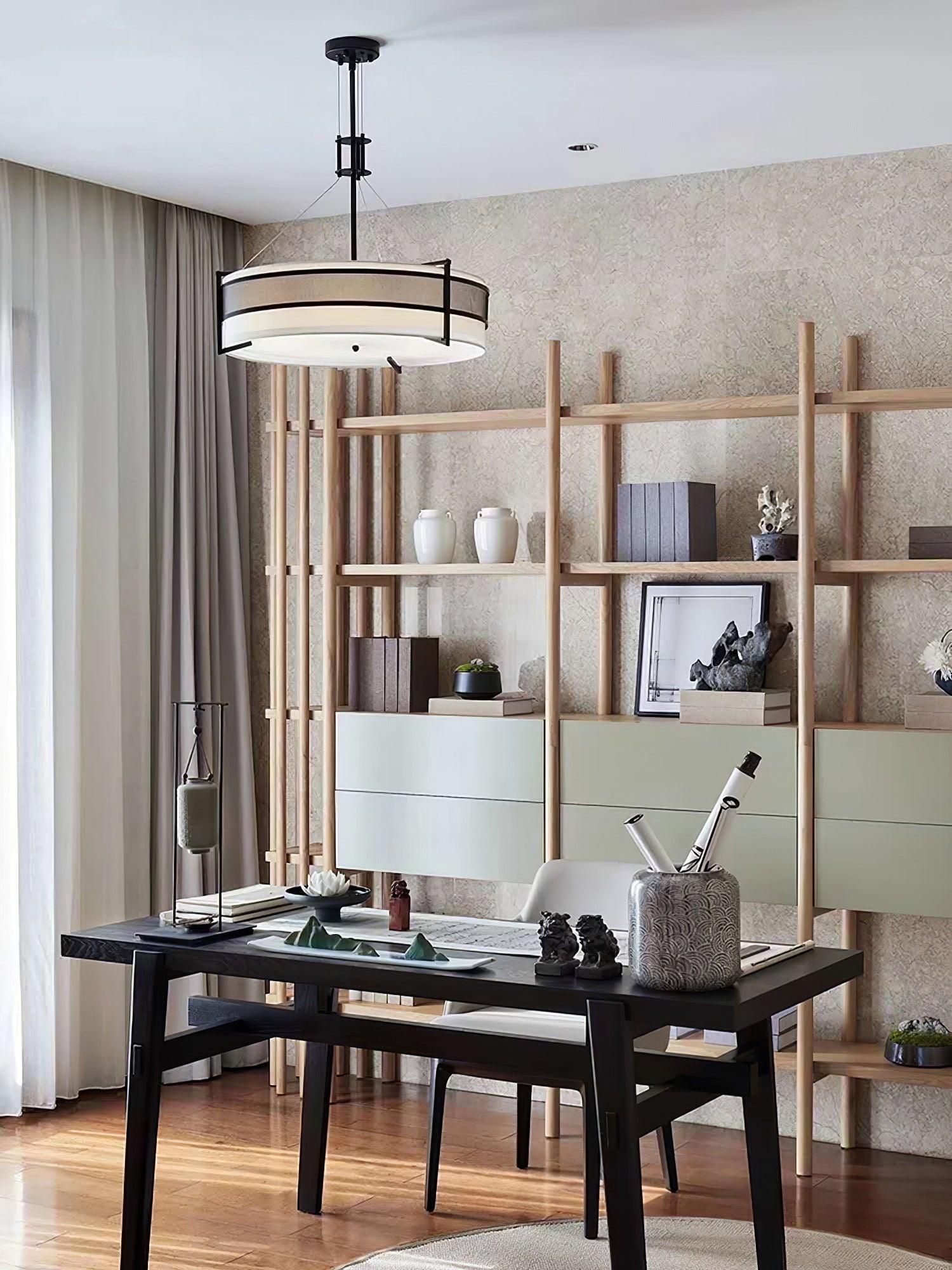 Lustra Chandelier Pedesina Black Mesh LED-Neutral Decor