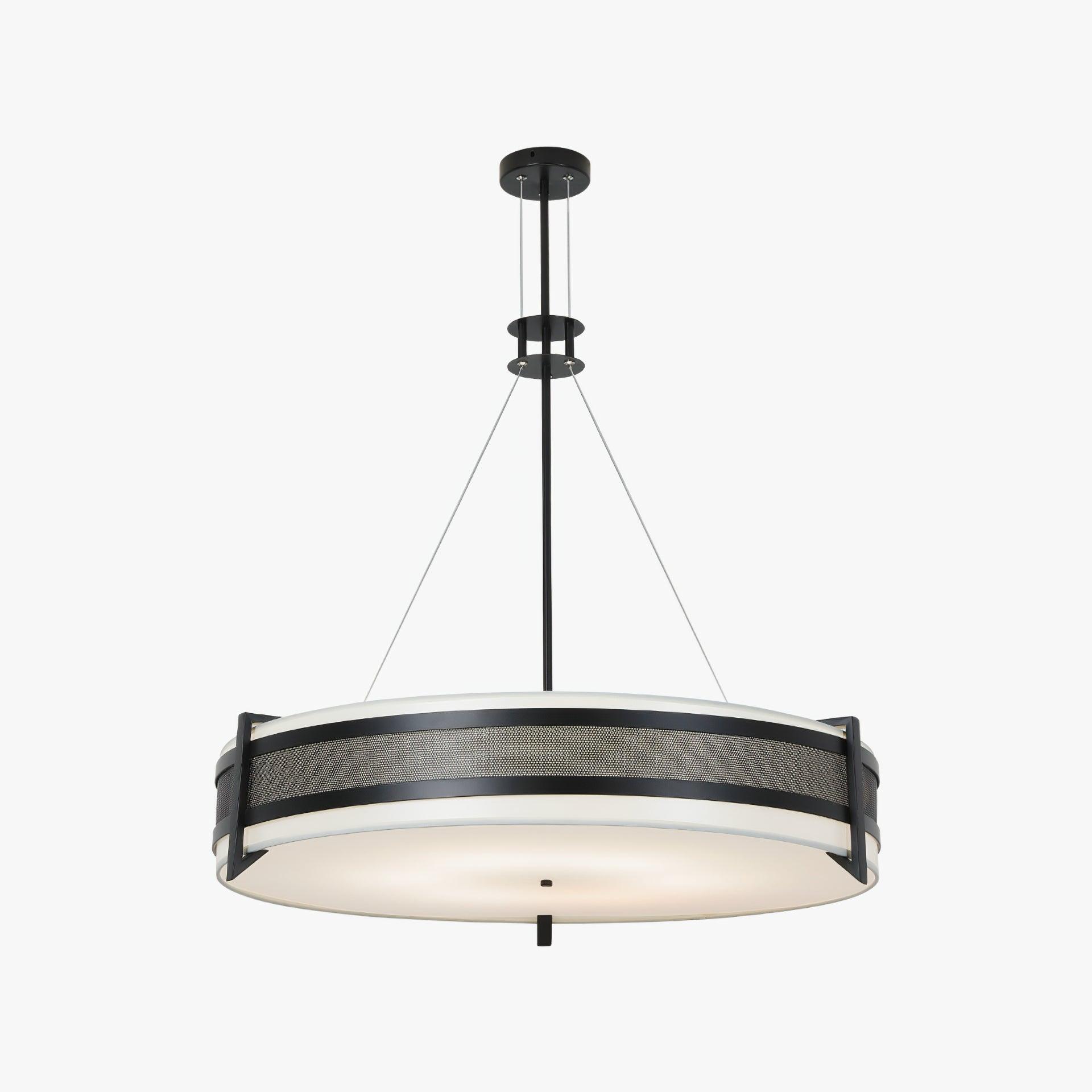 Lustra Chandelier Pedesina Black Mesh LED-Neutral Decor